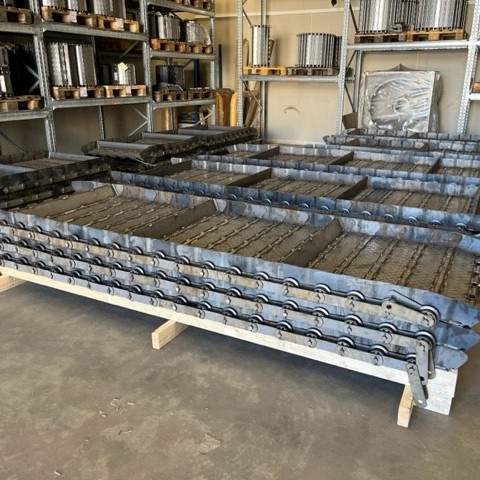 T150 conveyor ready for installation and commissioning