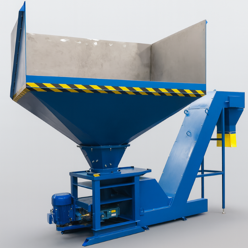 Profile view of Primetek KB14 swarf centrifuge â standalone product image