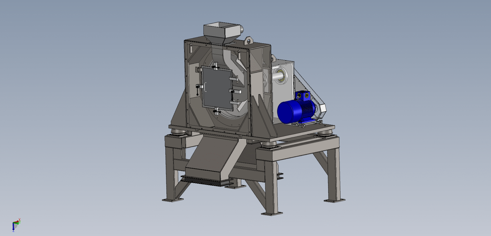 HD100 spÃ¥ncentrifug fÃ¶r industriella spÃ¥nsystem 24/7-drift